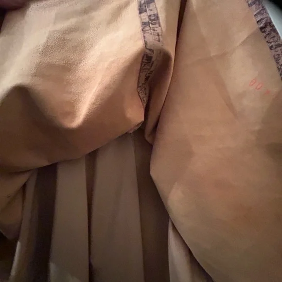 Diane von Furstenburg Black and Tan Leather Sleeveless Dress - Picture 6 of 13